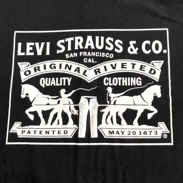 リーバイス 古着 Tシャツ ブラック オーバーサイズ 2XL