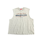エヌエフエル NFL タンクトップ デンバー・ブロンコス グレー メンズ2XL