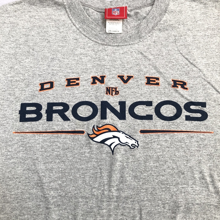 エヌエフエル NFL タンクトップ デンバー・ブロンコス グレー メンズ2XL