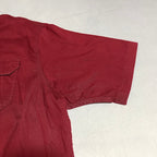 ラングラー Wrangler 半袖シャツ エンジ オーバーサイズ メンズ2XL