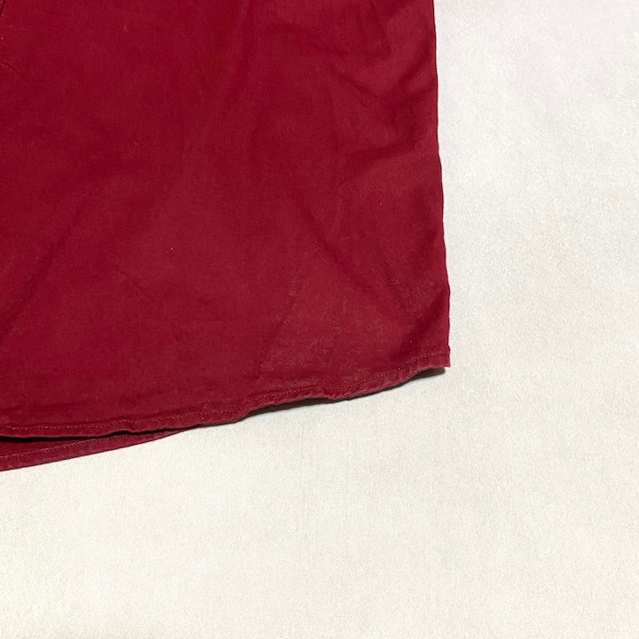 ラングラー Wrangler 半袖シャツ エンジ オーバーサイズ メンズ2XL