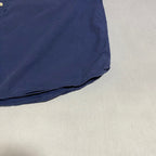 トミーヒルフィガー Tommy Hilfiger 半袖シャツ 紺 刺繍ロゴ メンズ2XL