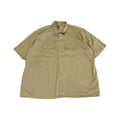 ディッキーズ Dickies 半袖シャツ ワークシャツ ベージュ 無地 メンズ2XL