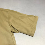 ディッキーズ Dickies 半袖シャツ ワークシャツ ベージュ 無地 メンズ2XL