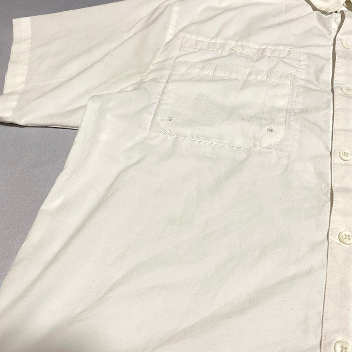 コロンビア Columbia 半袖シャツ PFG ホワイト 白 メンズM