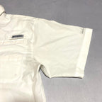 コロンビア Columbia 半袖シャツ PFG ホワイト 白 メンズM