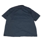 ディッキーズ Dickies 半袖シャツ ワークシャツ 無地 ネイビー メンズ2XL