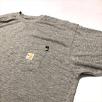 カーハート 古着 ロンT オーバーサイズ グレー 3XL