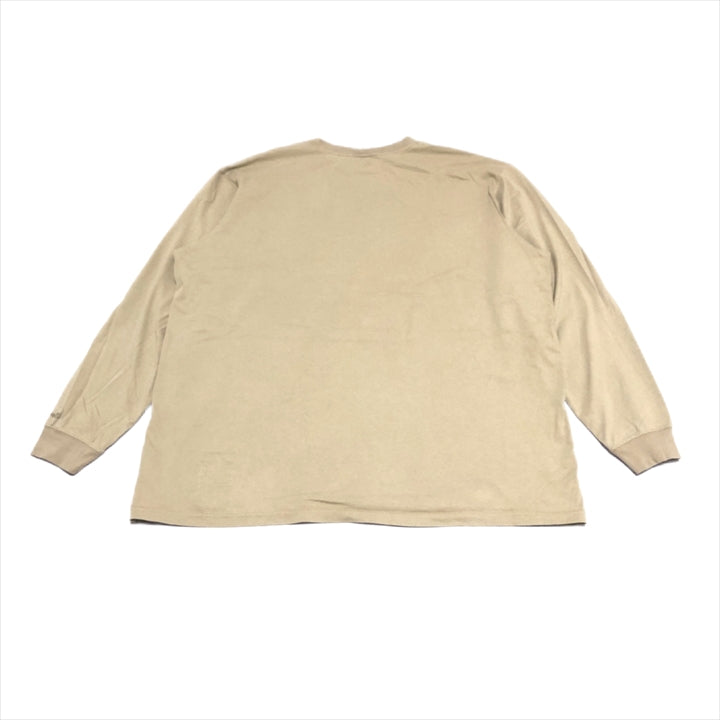 カーハート 古着 ロンT オーバーサイズ ベージュ 2XL