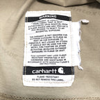 カーハート 古着 ロンT オーバーサイズ ベージュ 2XL