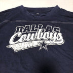 ノーブランド 古着 ロンT オーバーサイズ ネイビー 2XL