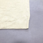 チャップス 古着 セーター 刺繍ロゴ ハーフジップ 2XL