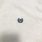 チャップス 古着 セーター 刺繍ロゴ ハーフジップ 2XL