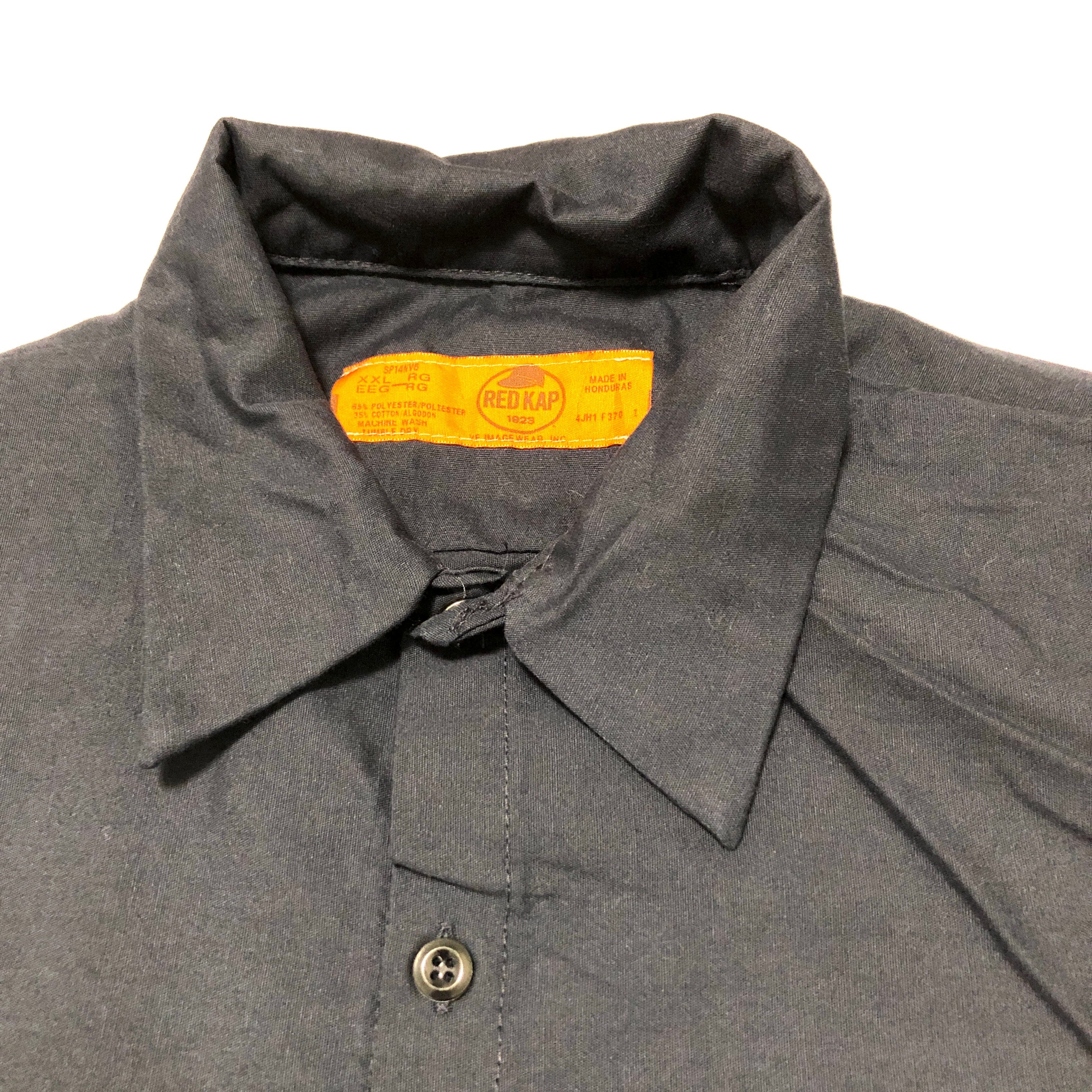 レッドキャップ Red Kap 長袖シャツ ワークシャツ ネイビー メンズ2XL