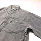 ウールリッチ 古着 長袖シャツ チェックシャツ グレー 2XL