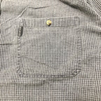 ウールリッチ 古着 長袖シャツ チェックシャツ グレー 2XL