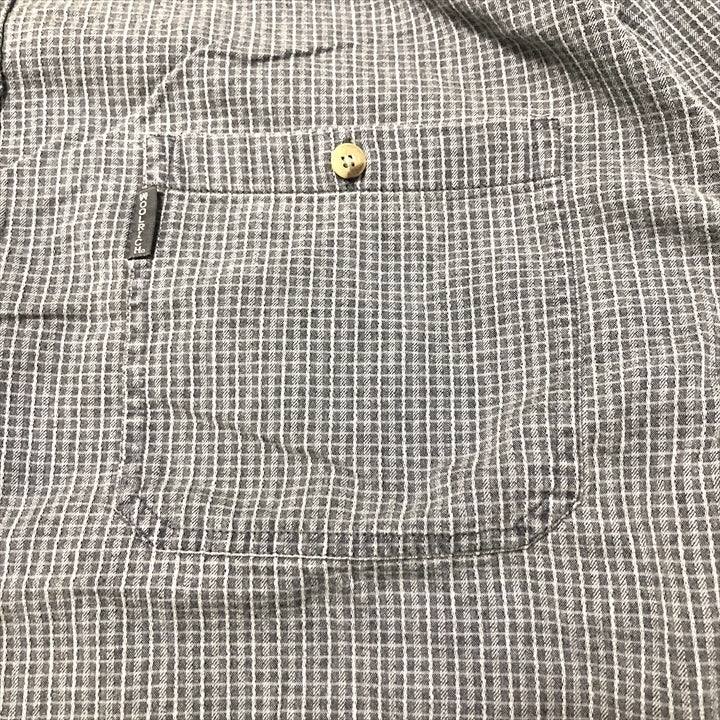 ウールリッチ 古着 長袖シャツ チェックシャツ グレー 2XL