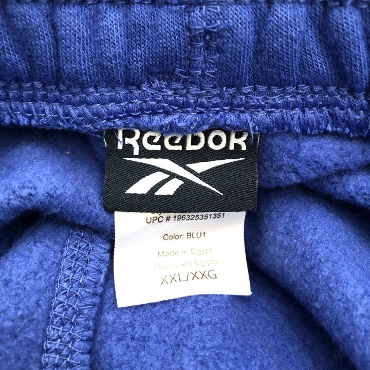 リーボック 古着 スウェットパンツ ブルー 刺繍ロゴ W37 L29