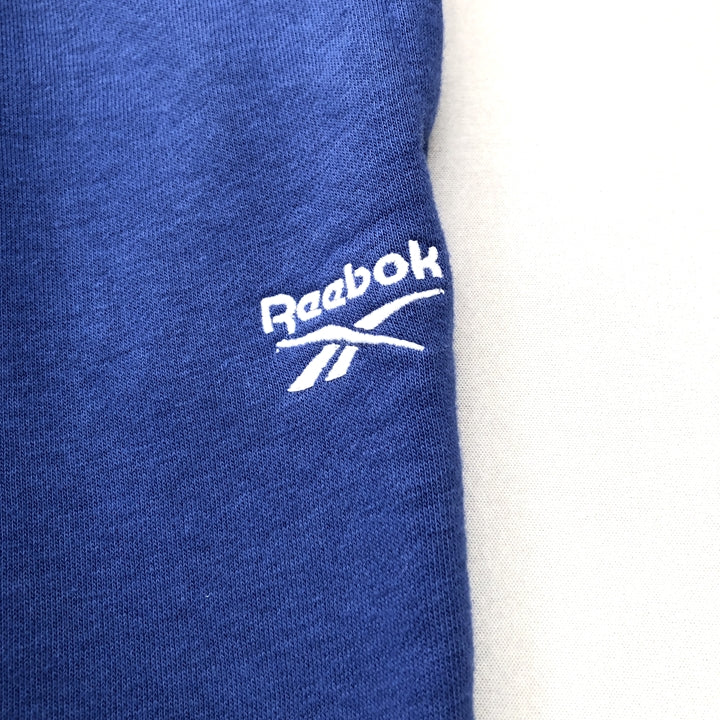 リーボック 古着 スウェットパンツ ブルー 刺繍ロゴ W37 L29