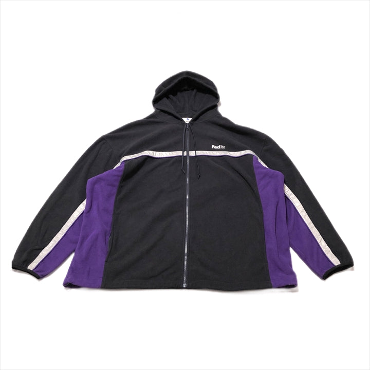 FedEx 古着 パーカー フェデックス フリース オーバーサイズ 4XL