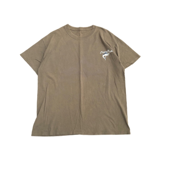 ノーブランド 古着 Tシャツ フィッシュ ゆるダボ L