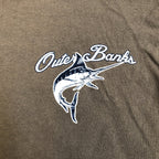 ノーブランド 古着 Tシャツ フィッシュ ゆるダボ L