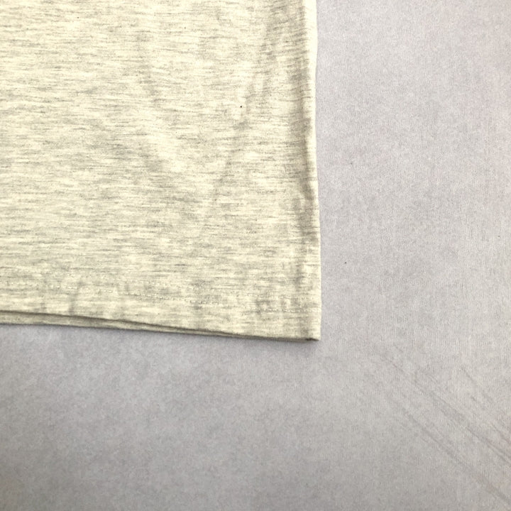 ノーブランド 古着 Tシャツ フィッシュ ライトグレー XL