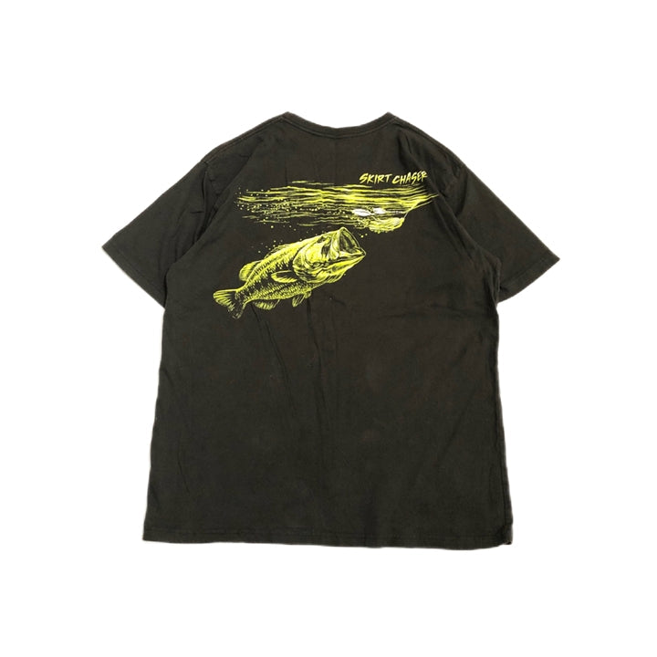 バスプロショップス 古着 Tシャツ フィッシュ ブラック XL