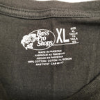 バスプロショップス 古着 Tシャツ フィッシュ ブラック XL