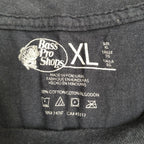 バスプロショップス 古着 Tシャツ 魚 ネイビー XL