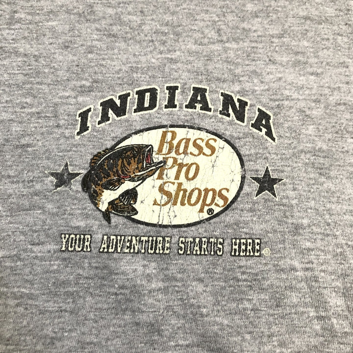 バスプロショップス 古着 Tシャツ インディアナ 魚 XL