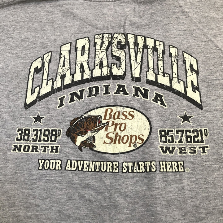 バスプロショップス 古着 Tシャツ インディアナ 魚 XL