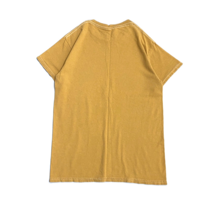 デフ・レパード 古着 Tシャツ バンT アニマル イエロー S