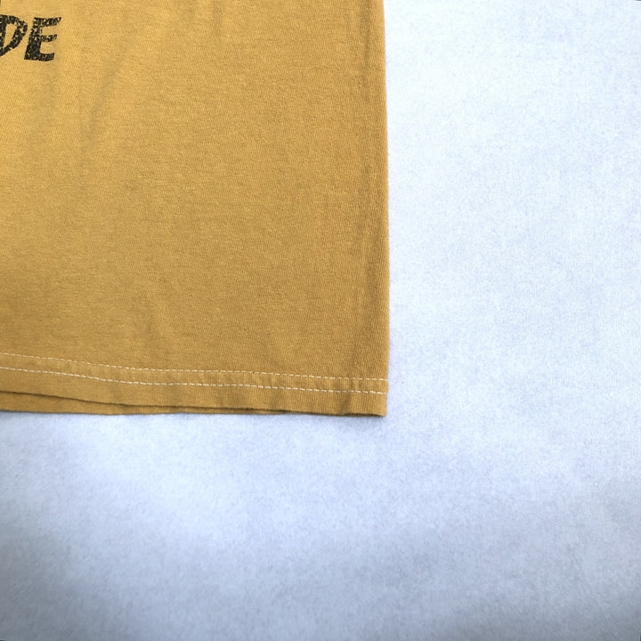 デフ・レパード 古着 Tシャツ バンT アニマル イエロー S