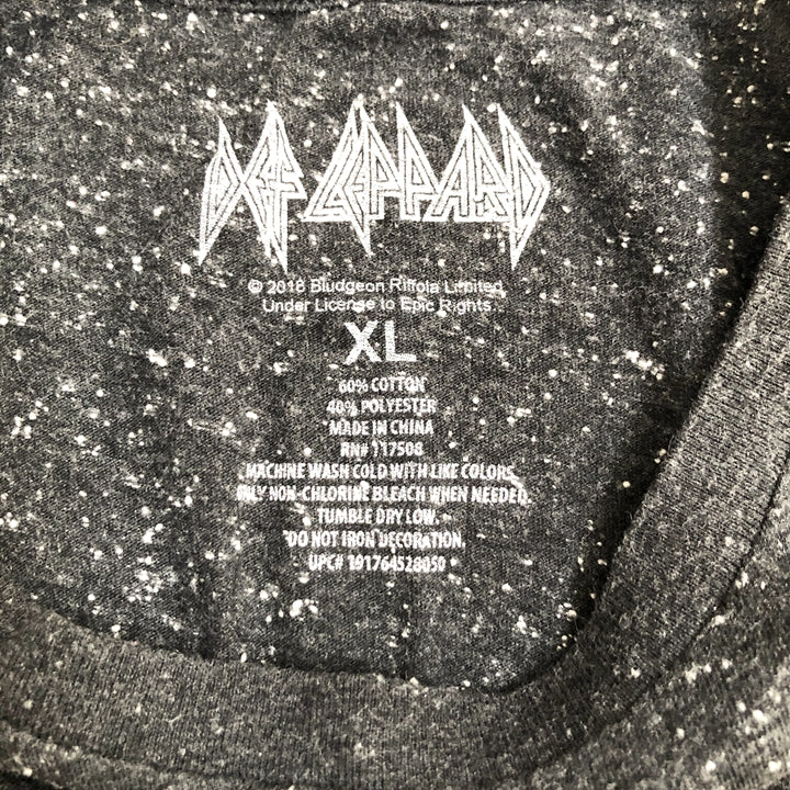 デフ・レパード 古着 Tシャツ バンT オーバーサイズ XL