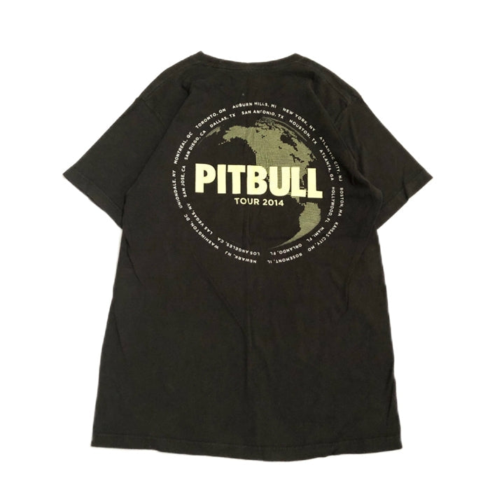 ピットブル 古着 Tシャツ バンT ブラック L