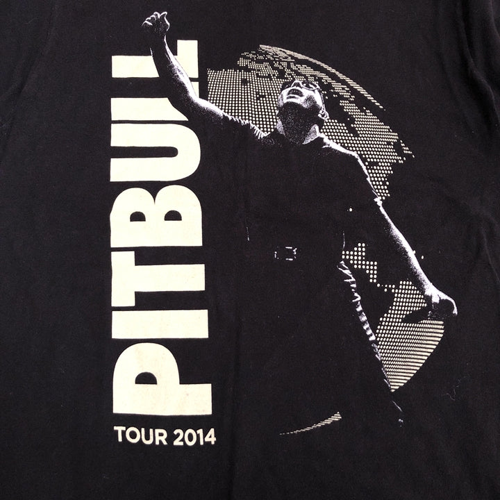 ピットブル 古着 Tシャツ バンT ブラック L