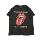 ローリングストーンズ 古着 Tシャツ バンT ブラック M