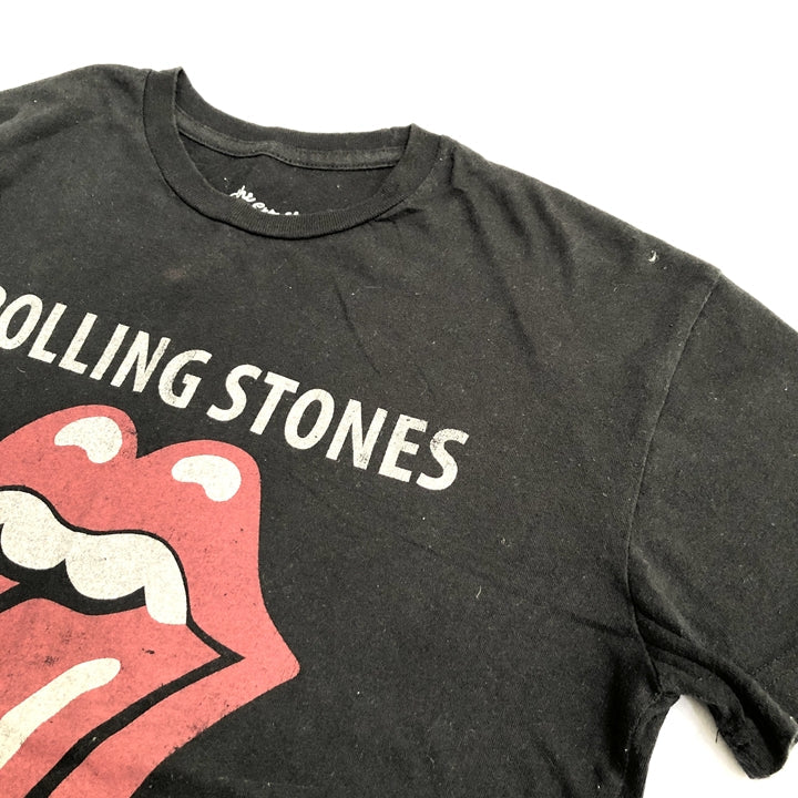ローリングストーンズ 古着 Tシャツ バンT ブラック M