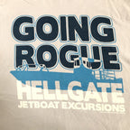 ノーブランド 古着 Tシャツ グレー ジェットボート XL