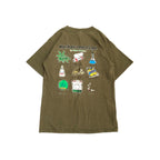 YAZBEK 古着 Tシャツ ヘビーウェイト カーキ S