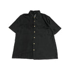 トーズオンザノーズ 古着 半袖シャツ アロハシャツ ブラック 2XL