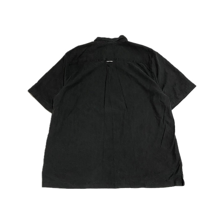 トーズオンザノーズ 古着 半袖シャツ アロハシャツ ブラック 2XL
