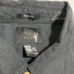 トーズオンザノーズ 古着 半袖シャツ アロハシャツ ブラック 2XL