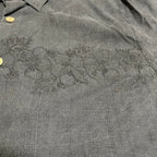 トーズオンザノーズ 古着 半袖シャツ アロハシャツ ブラック 2XL