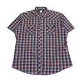 ラングラー Wrangler 半袖シャツ チェック オーバーサイズ メンズ2XL