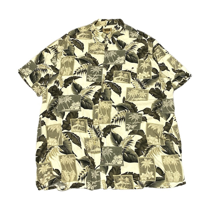 FOUNDRY 半袖シャツ アロハシャツ 総柄 マルチカラー メンズ3XL