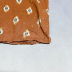 ソノマ 古着 半袖シャツ 柄シャツ オレンジ 2XL