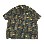 morro bay 古着 半袖シャツ オーバーサイズ 柄シャツ 2XL