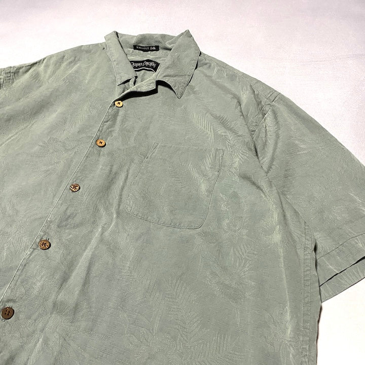 オーシャンパシフィック 古着 半袖シャツ アロハシャツ 2XL